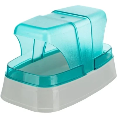 Afbeelding van Trixie Zandbad Voor Hamsters En Muizen Vachtverzorging 17x10x10 cm Turquoise Lichtgrijs