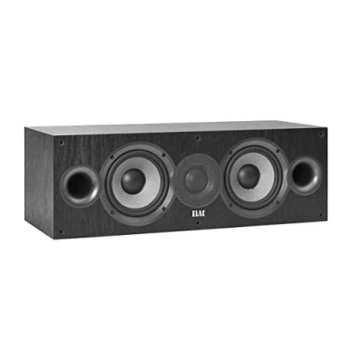 Afbeelding van ELAC Debut 2.0 C5.2 Center luidspreker voor muziekweergave via stereo installatie, 5.1 surround soundsysteem, uitstekend geluid en hoogwaardig design, 2 weg luidspreker, zwart decor