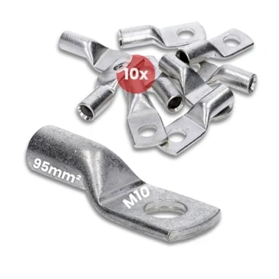 Afbeelding van 10 stuks Kalitec HR95 standaard buiskabelschoenen 95 mm² M10 I zonder kijkgat Made in Germany