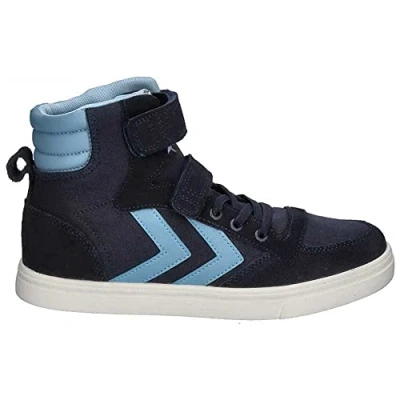 Afbeelding van Hummel Slimmer Stadil HIGH JR Sneakers hoog voor kinderen, Maat: 28, Black iris Textiel