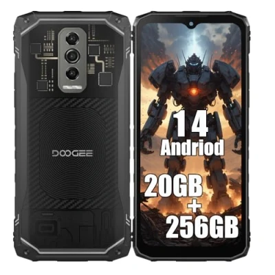 Afbeelding van DOOGEE Blade 10 Ultra 4G Rugged Smartphone, 20 GB + 256 GB, 6,56 inch, 50 MP AI camera 8 MP, 5150 mAh batterij, Android 14 mobiele telefoon, waterdicht, Octa Core, IP68/GPS/NFC/Face ID