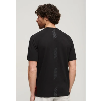 Afbeelding van Superdry TECH LOGO Tshirt print, Heren, Maat: Medium, Black