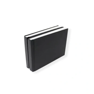 Afbeelding van Artway Studio Casebound A6 Schetsboek Landschap 92 Zijden/46 Pagina&#039;s van 170gsm Cartridge Papier Zwart Hardback (Twin Pack)