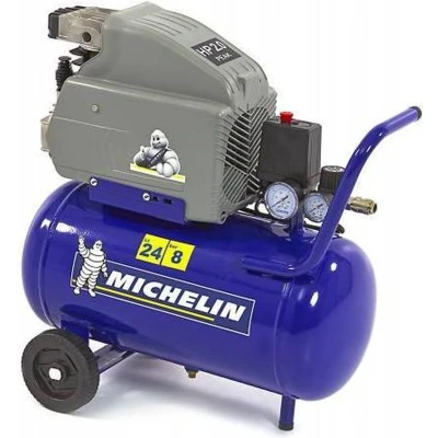 Afbeelding van MICHELIN MB24 Compressor met tank 24 liter 2 HP 8 bar + inflatieset