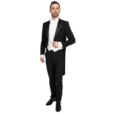 Afbeelding van Rokkostuum en Rokwit maat 54 met Slim fit Pasvorm Polyester Suitable Herenkleding