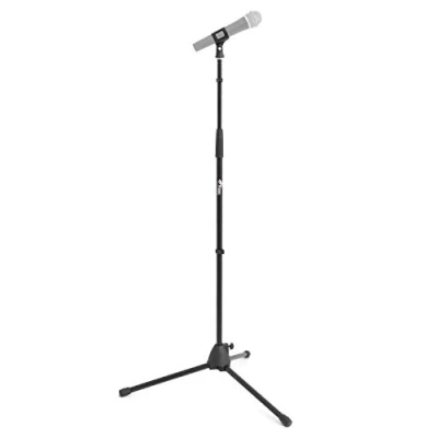 Afbeelding van Tiger Music MCA21 BK microfoonstandaard met driepoot zwart