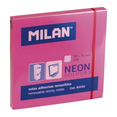 Afbeelding van Zelfklevende briefjes Milan Roze 76 x mm (10 Stuks)