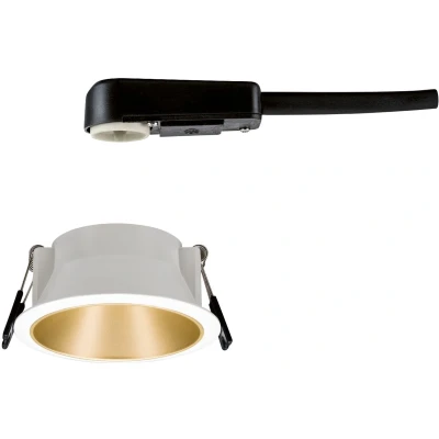 Afbeelding van Paulmann 93396 Cole LED inbouwlamp GU10 Wit (mat), Goud