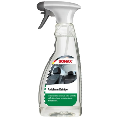 Afbeelding van SONAX Autointerieurreiniger (500 ml) verwijdert voorzichtig en grondig zelfs hardnekkig vuil in het hele interieur. Art Nr. 03212000