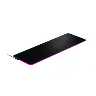 Afbeelding van SteelSeries QcK Prism Doek Gaming Muismat 2 zone RGB verlichting Realtime Evenementverlichting Geoptimaliseerd voor Sensoren Maat XL (900x300mm)
