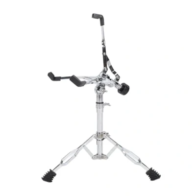 Afbeelding van Snare Drum Stand, Dubbel Geschoorde Statiefconstructie voor Podiumoefeningen In Hoogte Verstelbare Antislip Stand 10 Tot 14 Inch Drums en Bekkens