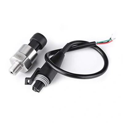 Afbeelding van Druktransducer Zendersensor voor Stookolie Lucht Water, 1/8NPT Draad Roestvrijstalen Druktransducer(100PSI)