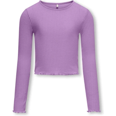 Afbeelding van ONLY KOGNELLA L/S O NECK Top JRS NOOS Meisjes African Violet