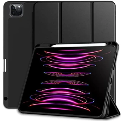 Afbeelding van Vobafe Hoes Compatibel met iPad Pro 11 2021/2020, Standard Function voor Inch, 2e Generatie Potlood Opladen, Automatisch Wekken/Slapen Zwart