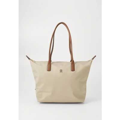Afbeelding van Tommy Hilfiger Popette TOTE Shopper, Dames, Maat: One Size, Sandalwood