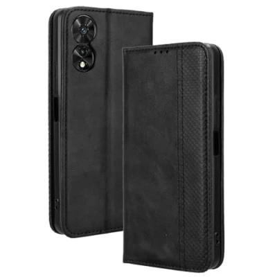 Afbeelding van COMAKU TCL 505 Telefoonhoesje Flip hoesje met Portemonnee en Standaard Beschermende Case Cover Perfecte Pasvorm Zwart
