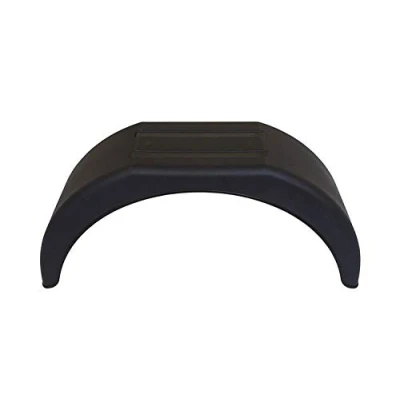 Afbeelding van Enkel kunststof spatbord voor aanhangwagen 14 inch wiel Knott
