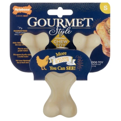 Afbeelding van Nylabone Gourmet Wishbone Kip Hondenspeelgoed Small