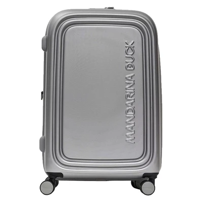Afbeelding van Mandarina Duck Logoduck Koffer en rolkoffer, 45x69x32/35(LxHxW), zilver, rolkoffer