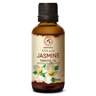 Afbeelding van Jasmijnolie 50ml 100% Puur &amp; Natuurlijk Aromatherapie Geurolie Geurverspreider Ontspanning Toevoegen aan Bad Cosmetica Massage Wellness Aroma Lamp Of Elektrische Diffuser
