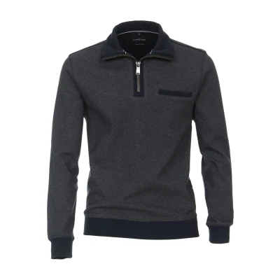 Afbeelding van CASA MODA comfort fit schipperstrui blauw melange