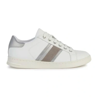 Afbeelding van Geox D Jaysen E Sneakers voor dames, wit/zilver, 38 EU, Wit zilver., EU
