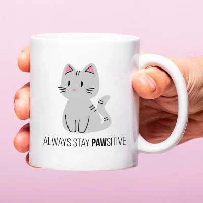 Afbeelding van Mok Always stay pawsitive