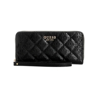 Afbeelding van Guess Laurel Large ZIP Around Portemonnee, Dames, Maat: One Size, Black
