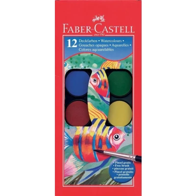 Afbeelding van Waterverfdoos FC 12 kleuren Faber Castell