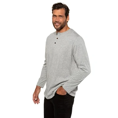 Afbeelding van JP 1880 T shirt voor heren, Grijs (Melange), XXL