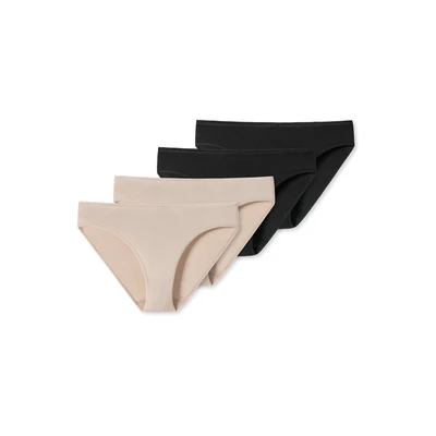 Afbeelding van Schiesser 4PACK Essentials Slip, Dames, Maat: 36, Mehrfarbig
