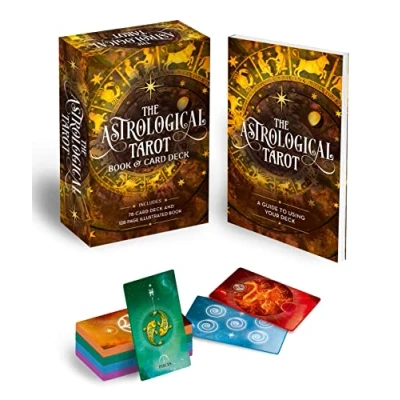 Afbeelding van The Astrological Tarot Book &amp; Card Deck: Includes a 78 Deck and 128 Page Illustrated