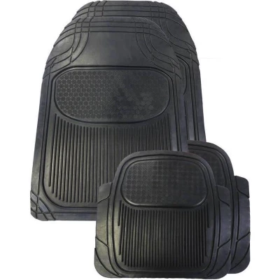 Afbeelding van HP Autozubehör 16427 Voetenmat (universeel) Geschikt voor (automerken): Universal Rubber (l x b) 71.5 cm 49.5 Zwart