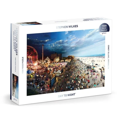 Afbeelding van Stephen Wilkes Day to Night(tm) Coney Island 1500 Piece Puzzle