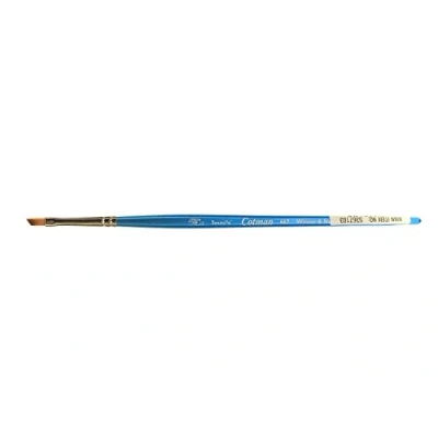 Afbeelding van Winsor &amp; Newton 5367103 Cotman aquarel penseel van syntetisch haar serie 667 schuin, korte steel met uitstekende veerkracht, verfafgifte en uiterste nauwkeurigheid 3 mm 1/8,