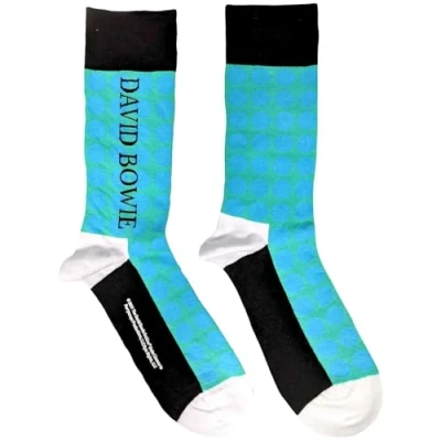 Afbeelding van David Bowie Circles Pattern Sokken EU 40 45 Blauw