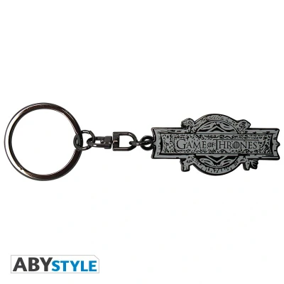 Afbeelding van Game of thrones metal keychain opening logo