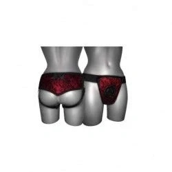 Afbeelding van Strap On de Luxe Red With Back S XL