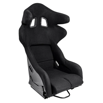 Afbeelding van AutoStyle Sportstoel &#039;JJ&#039; Zwart Vaste polyester rugleuning incl. sledes