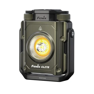 Afbeelding van fenix CL27R Oplaadbare Multi Beam Compact Lantaarn 1600 Lumen 180 m 285 uur Max Rood Licht Mode Traploze Kleurtemperatuur &amp; Helderheid Aanpassing Magnetische handgreep draait 360 IP66