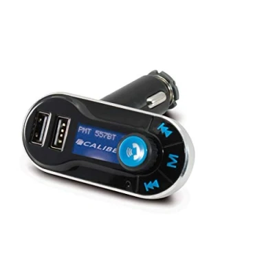 Afbeelding van Caliber Bluetooth FM Transmitter Auto Lader Draadloze Carkit SD, USB en AUX 12V 24V (PMT557BT)