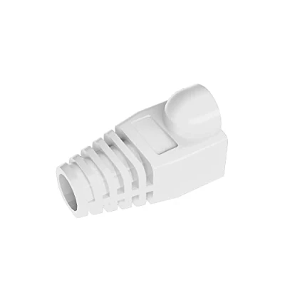 Afbeelding van 50 Stuks Cat5 Cat5E Cat6 Strain Relief Boot, RJ45 Plug Connector Cover Modulaire Network Cap Kabel Boots, Wit