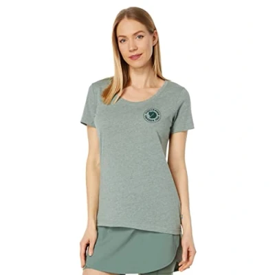 Afbeelding van T Shirt Fjällräven Women 1960 Logo Patina Green Melange S