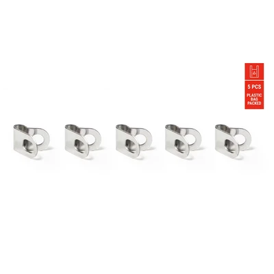 Afbeelding van Eurofender RVS bevestigingsclip voor spatbordstang 5 stuks