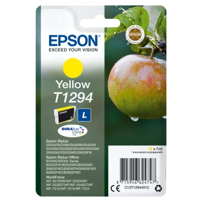 Afbeelding van Epson Apple Singlepack Yellow T1294 DURABrite Ultra Ink (C13T12944022)