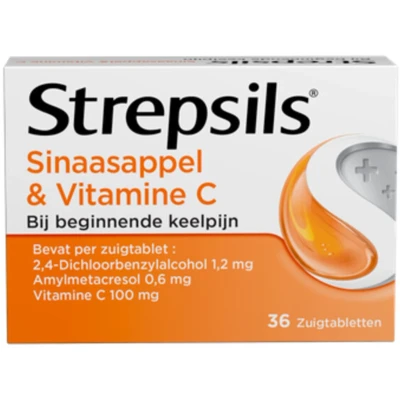 Afbeelding van Strepsils Sinaasappel / Vitamine C