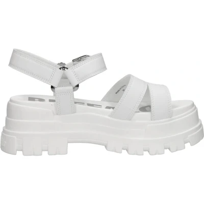 Afbeelding van Buffalo Aspha Sandalen met plateauzool, Dames, Maat: 38, White Pu