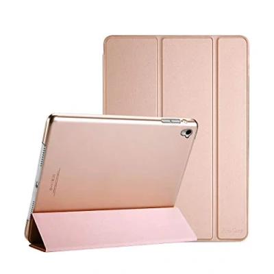 Afbeelding van ProCase iPad Pro 9,7 inch ultra dunne smart case, lichte stand beschermhoes shell met doorzichtige matte achterkant voor Apple 9.7 (A1673 A1674 A1675) roségoud