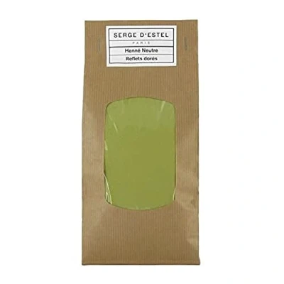 Afbeelding van SERGE D&#039;ESTEL PARIS Henna Neutraal 1KG Poeder Fijn Haar Versterkend Glans Volume 100% Natuurlijk Natural Professioneel Gebruikt door Kappers.