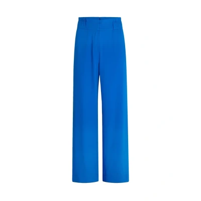 Afbeelding van Morgan WIDE Broek, Dames, Maat: 34, Bleu electrique